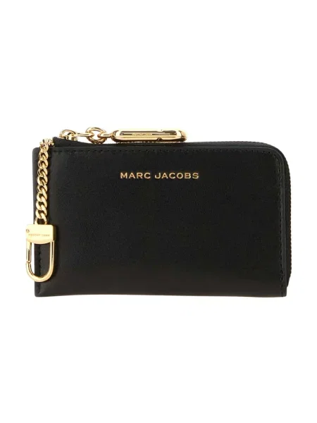 MARC JACOBS portfel skórzany TOP ZIP MULTI WALLET czarny