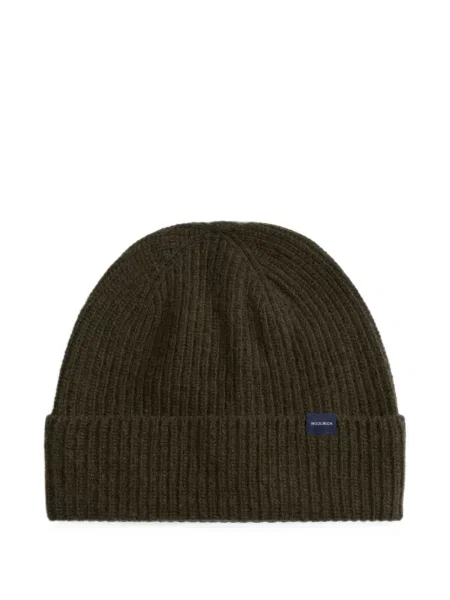 Căciulă Woolrich tricotate verde