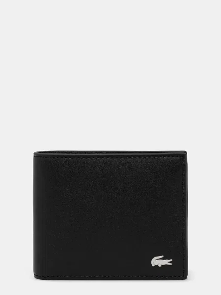 Velika denarnica Lacoste Small Billfold Black črna