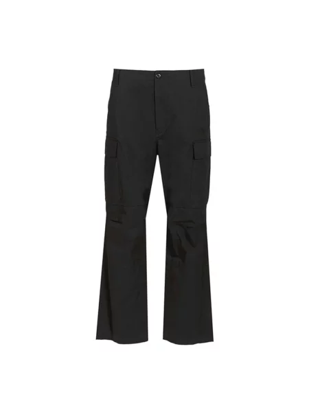 Spodnie cargo Mm6 Maison Margiela z logo czarne