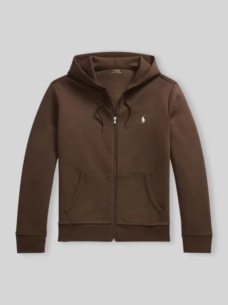 Polo Ralph Lauren bluza DOUBLE KNT brązowa