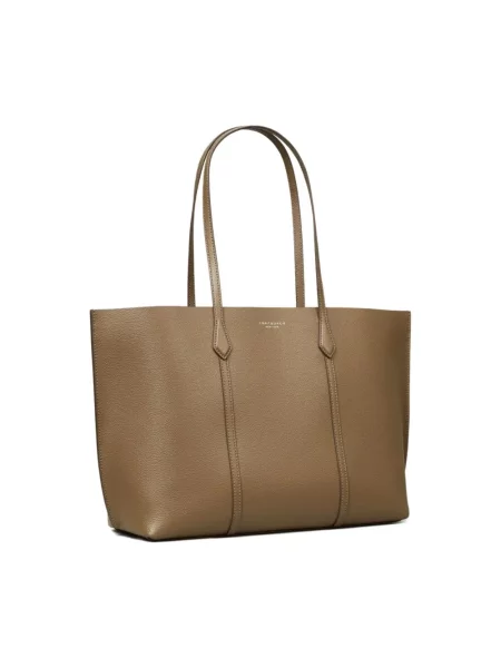 Shopperka Tory Burch skórzana brązowa