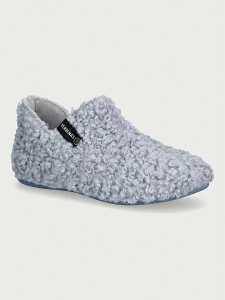 Verbenas papuci de casă pentru femei YOI CURLY albastru