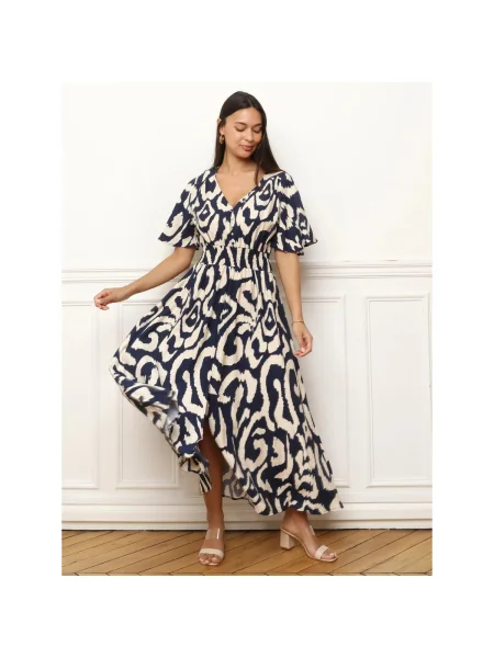 Rochie La Modeuse albastru