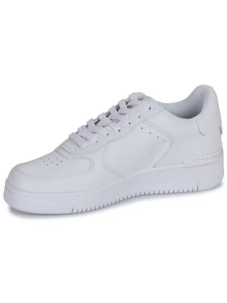 Sneakerși Polo Ralph Lauren din dantelă alb