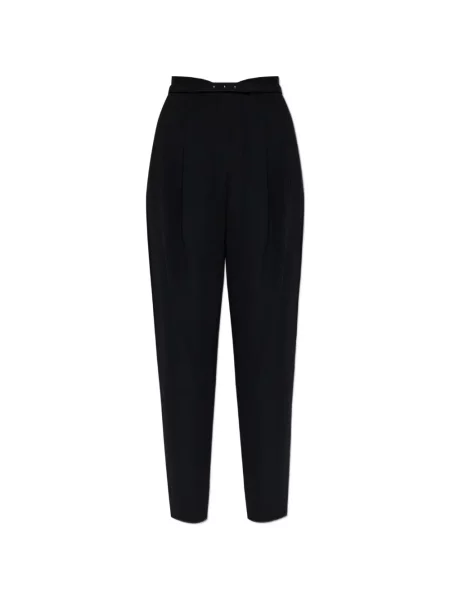 Cu centură pantaloni Emporio Armani negru