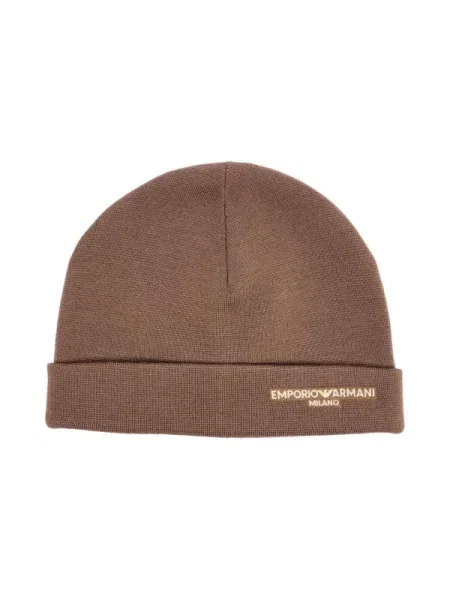 Emporio Armani De lână căciulă maro