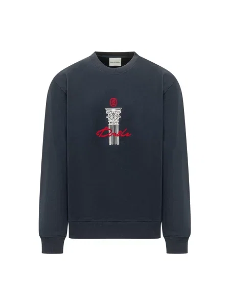 Bluza Drole De Monsieur z nadrukiem niebieska