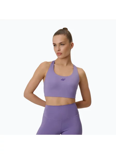 Спортен сутиен 4F Multiactive violet виолетово