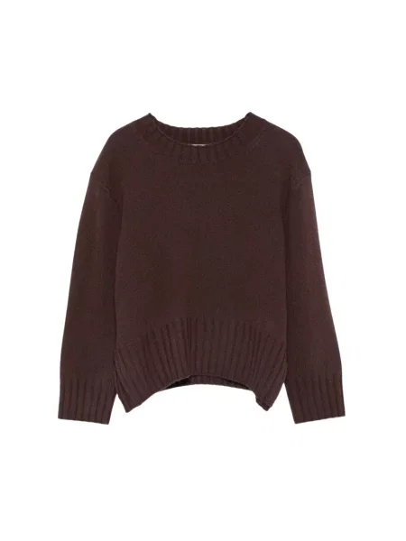 Sweter Loulou De Saison brązowy
