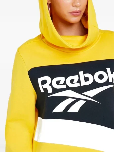 Mini rochie mini Reebok cu glugă de costum galben