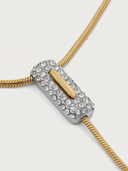 Trussardi намисто з підвіскою металеве