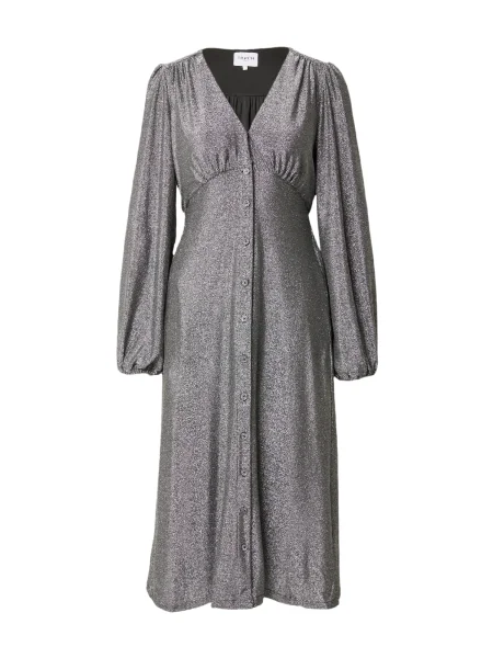 FRNCH PARIS Rochie WENDY / argintiu negru