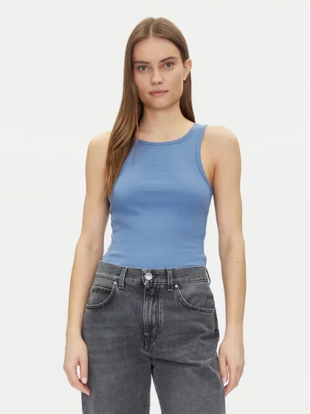 Noisy May Top Maya Tight Fit plava