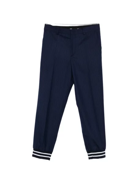 Pantaloni Moschino cu dungi albastru