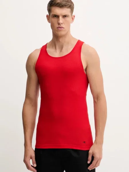Kratka majica Calvin Klein Underwear rdeča