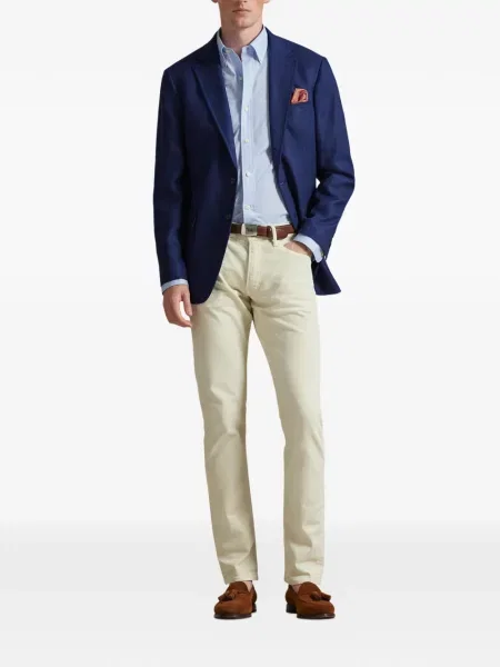 Șapcă Polo Ralph Lauren cu model herringbone din țesătură twill cu imagine albastru