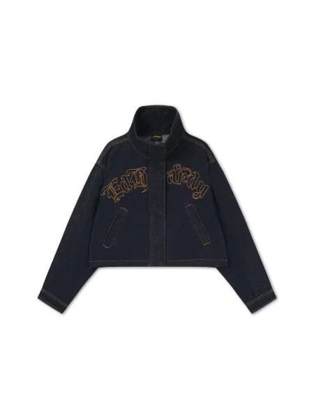 Ed Hardy Geacă de primăvară-toamnă amestecat / indigo bej