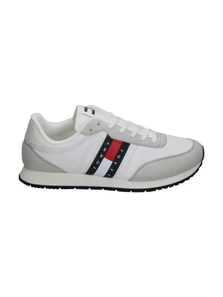Tommy Jeans Rövid szárú sportcipők CLASSIC világosszürke / piros / fekete / fehér kék