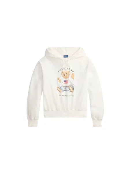 Polo Ralph Lauren bluza z kapturem biała