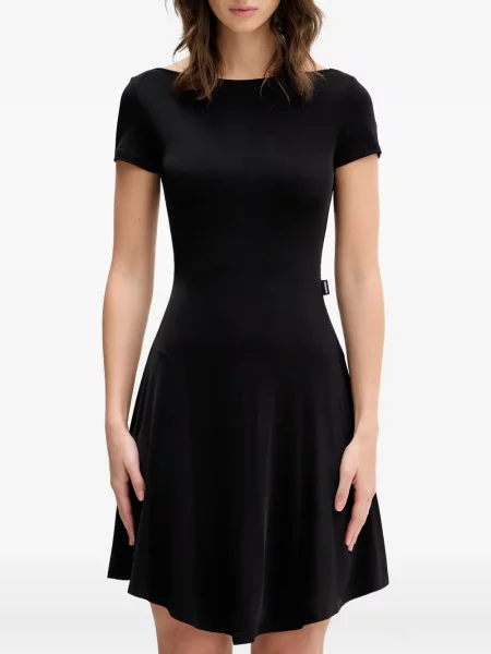 Rochie mini Vetements cu funde negru