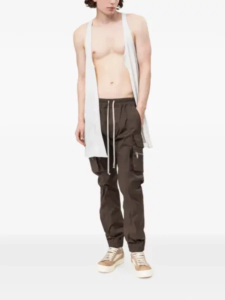 Pantaloni cargo Rick Owens maro