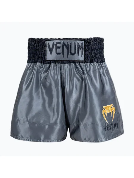Мъжки шорти за тренировка по муай тай Venum Classic сиви