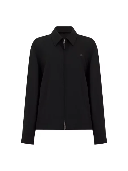 Kurtka Burberry wełniana czarna