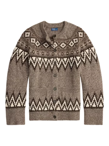 Căciulă Polo Ralph Lauren cu broderie cu dungi cowboy roșu