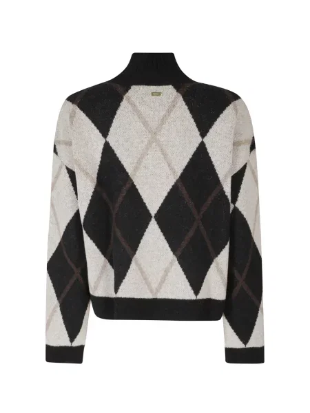 Pulover Barbour cu model argyle negru