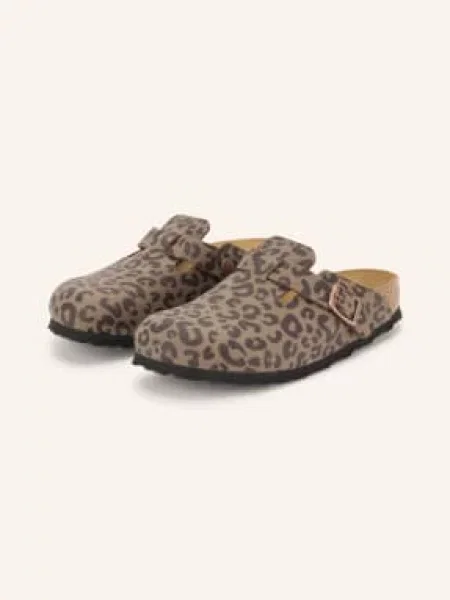 Birkenstock Pantofle Boston / hnědá béžová