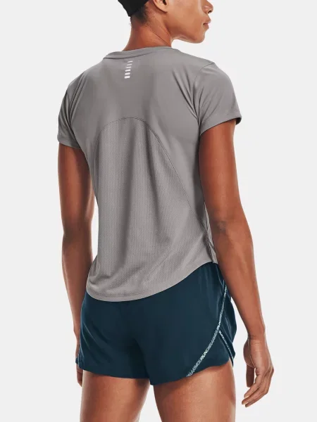 Lung tricou Under Armour alergare gri