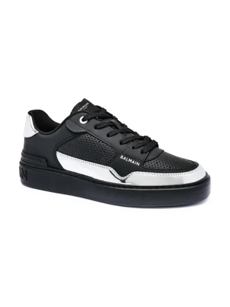 Balmain Teniși din piele B-COURT FLIP negru