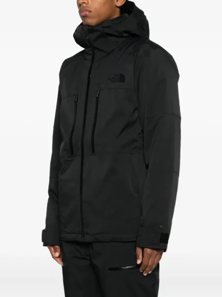 Geacă The North Face cu glugă negru