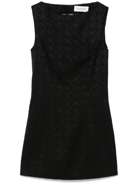 Rochie mini Marine Serre din jacard negru