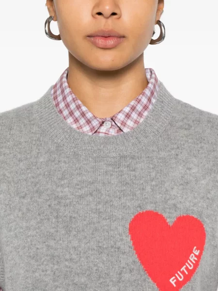 Елек From Future със сърца сиво