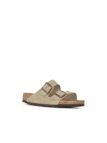 Birkenstock Klapki Arizona Bs Szary beżowe