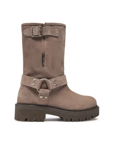Botki Tommy Jeans szare