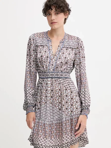 Hale BOB rochie mini evazați maro