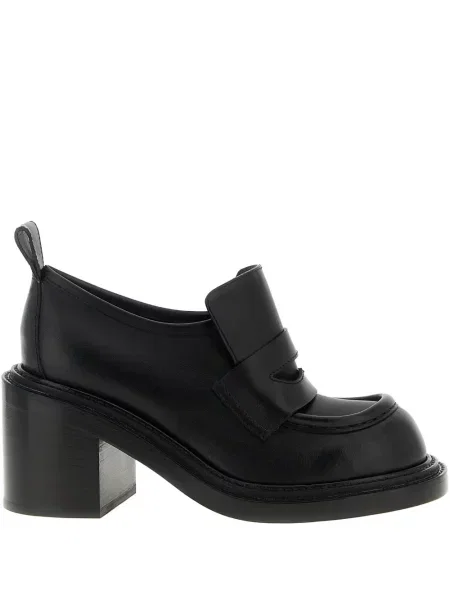 Pantofi loafer Moschino din piele negru