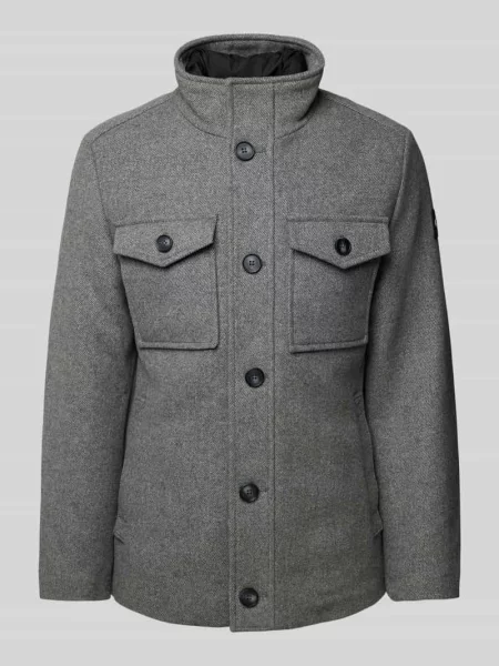 Kurtka o kroju regular fit z wełną Tom Tailor