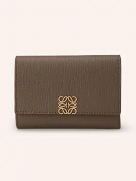 Loewe Portfel Anagram Small beige beżowy