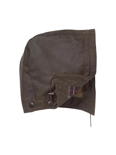 Klasická kšiltovka Barbour s kapucí zelená