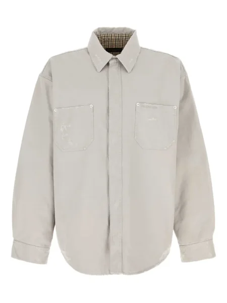 Риза Balenciaga с протрити краища сиво