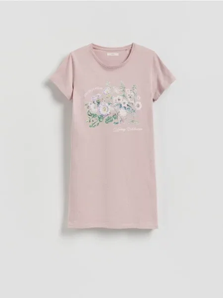 Reserved Cămașă de noapte roz-pastel roz