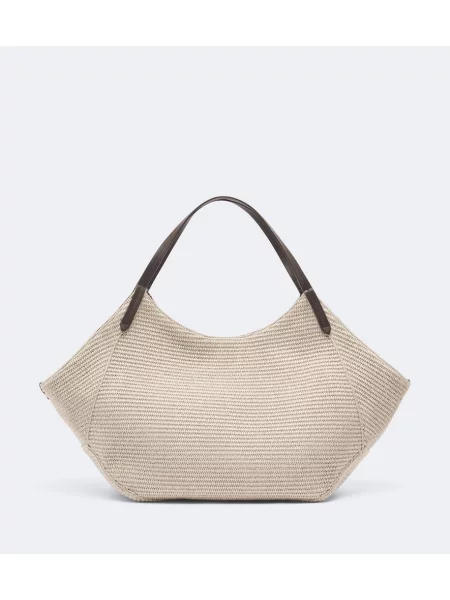 Shopper kabelka Brunello Cucinelli hnedá