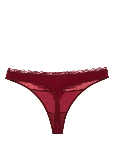 Chiloți tanga Marlies Dekkers din dantelă roșu