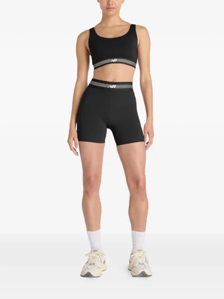 Scurt tricou New Balance cu imagine negru