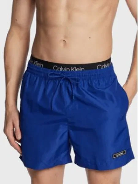 Pantaloni scurți Calvin Klein Swimwear albastru