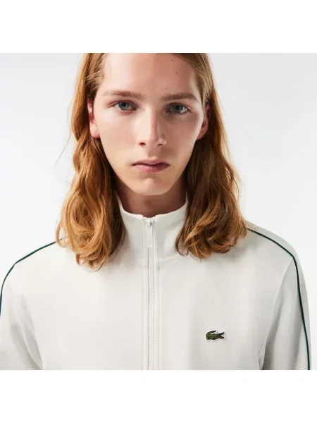 Lacoste Kurtka Dresowa Original Paris Piqué biała